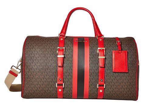 michael kors duffle travel large|michael kors suitcase.